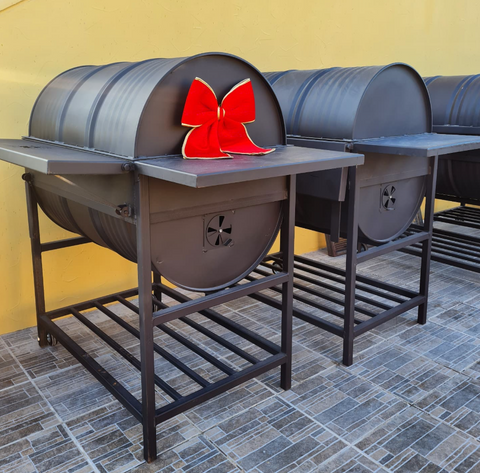 Large Wood-Fired Braai Drum – Durable Outdoor Cooking