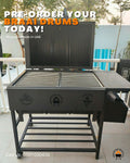 Large Wood-Fired Braai Drum – Durable Outdoor Cooking