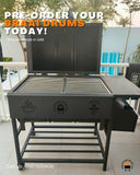 Large Wood-Fired Braai Drum – Durable Outdoor Cooking